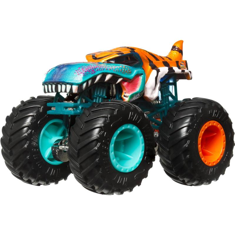 Hot Wheels Hot Wheels RRRumblers MOTOR⑨ Hot Wheels - 1:64 - Tiger Wrex - Monster Trucks - HLT06
